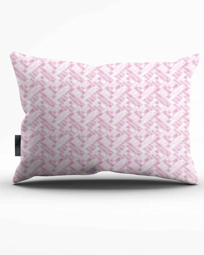 Comfyduo Pink Polycotton Single Bed Sheet With Pillow Cover | Pack of 2