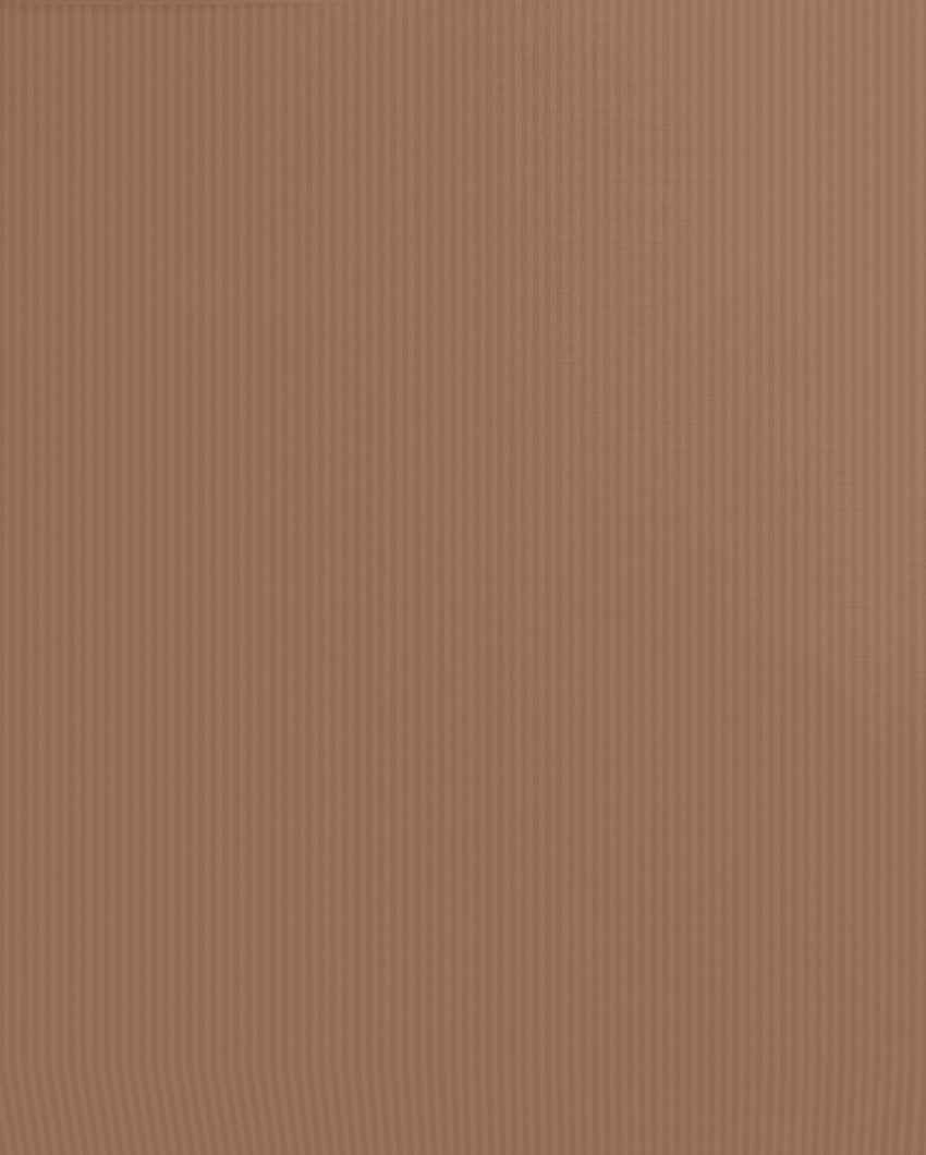 Gentlewrap Earthy Brown Cotton Satin Super King Bed Sheet With Pillow Covers | Pack of 3