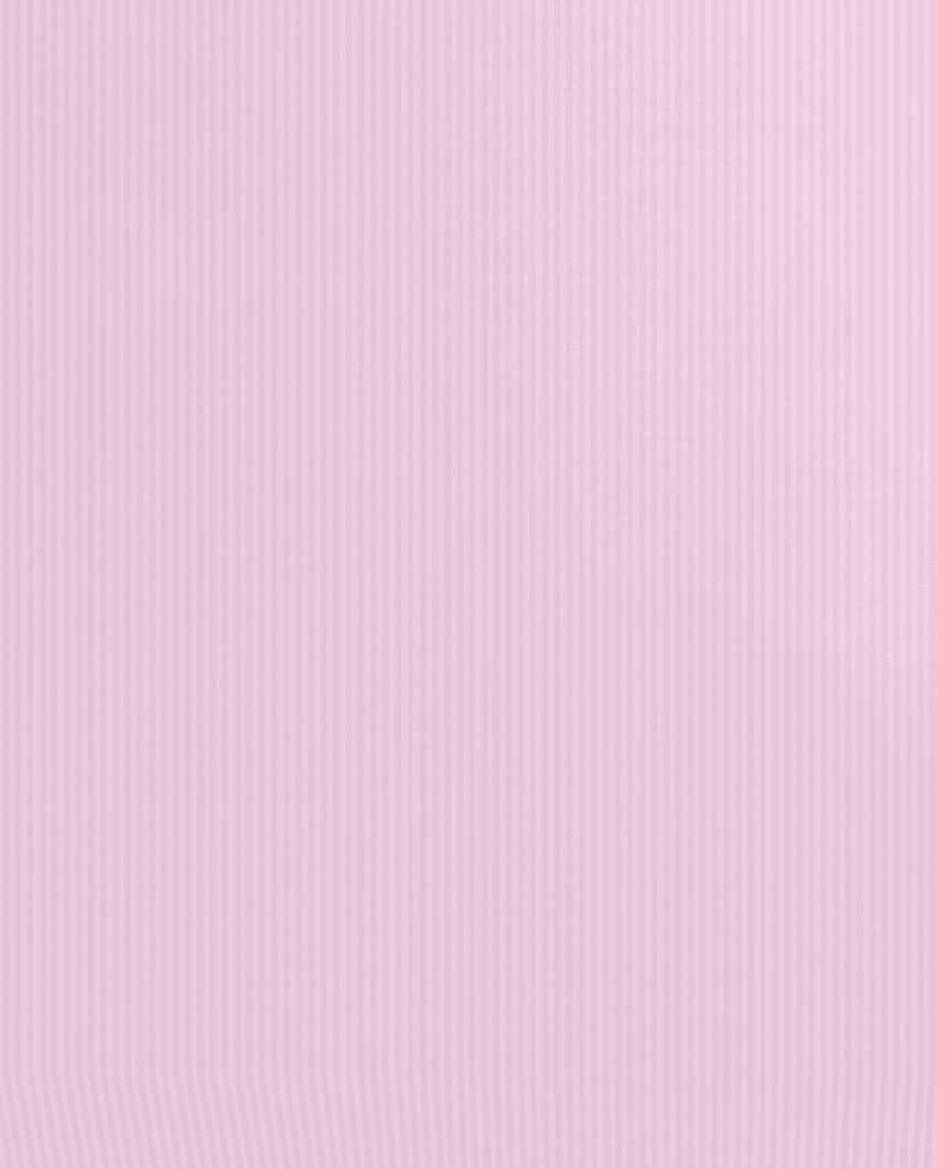 Plushduo Baby Pink Cotton Satin Crib Bed Sheet With Pillow Covers | Pack of 3