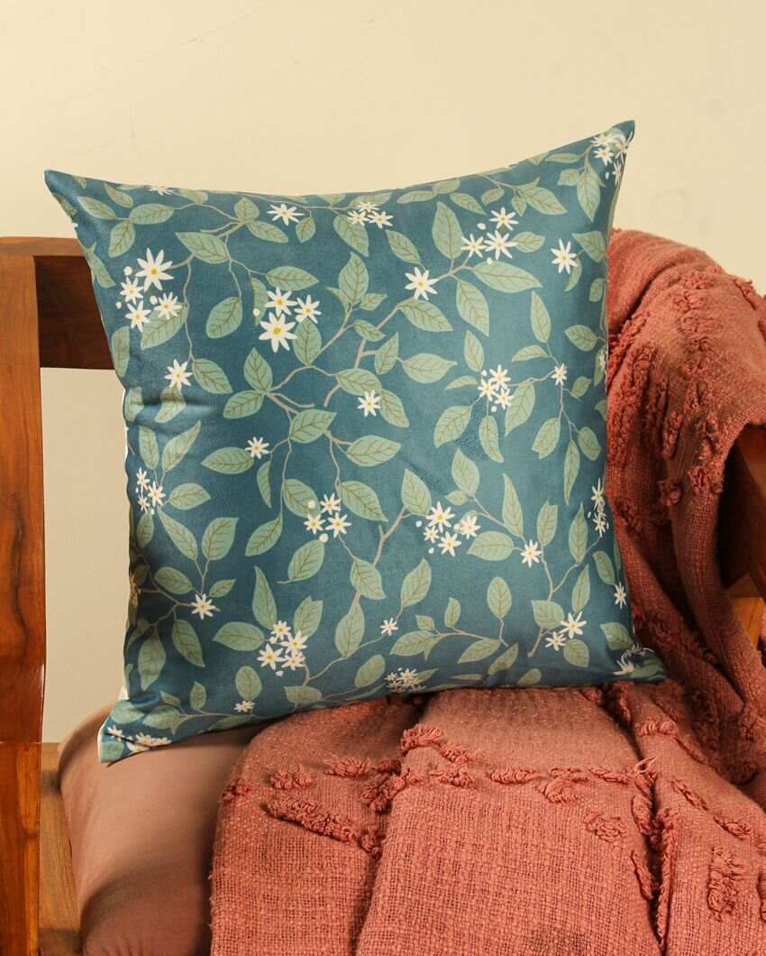 Mogra Velvet Cushion Covers | 16 x 16 inches