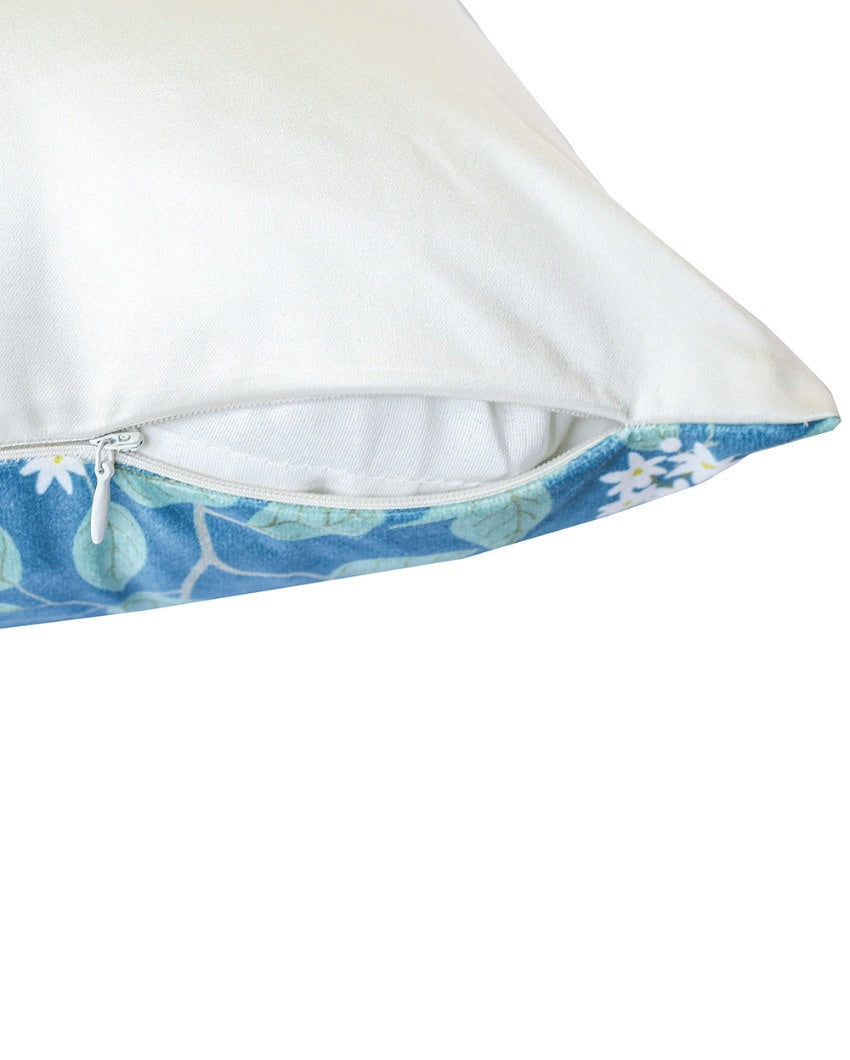Mogra Velvet Cushion Covers | 16 x 16 inches