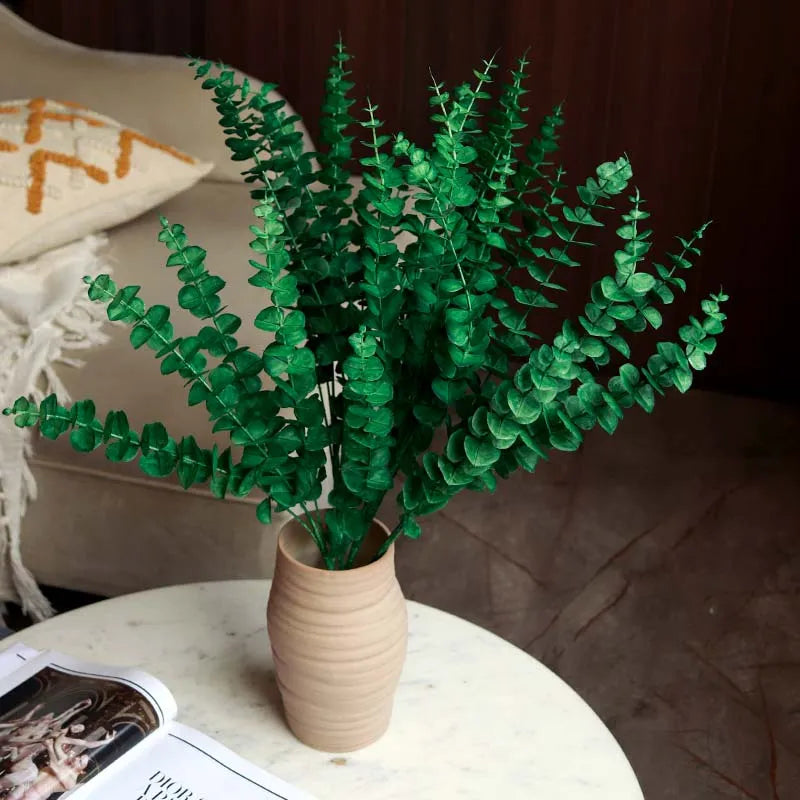 Artificial Green Eucalyptus Sticks | Set of 6
