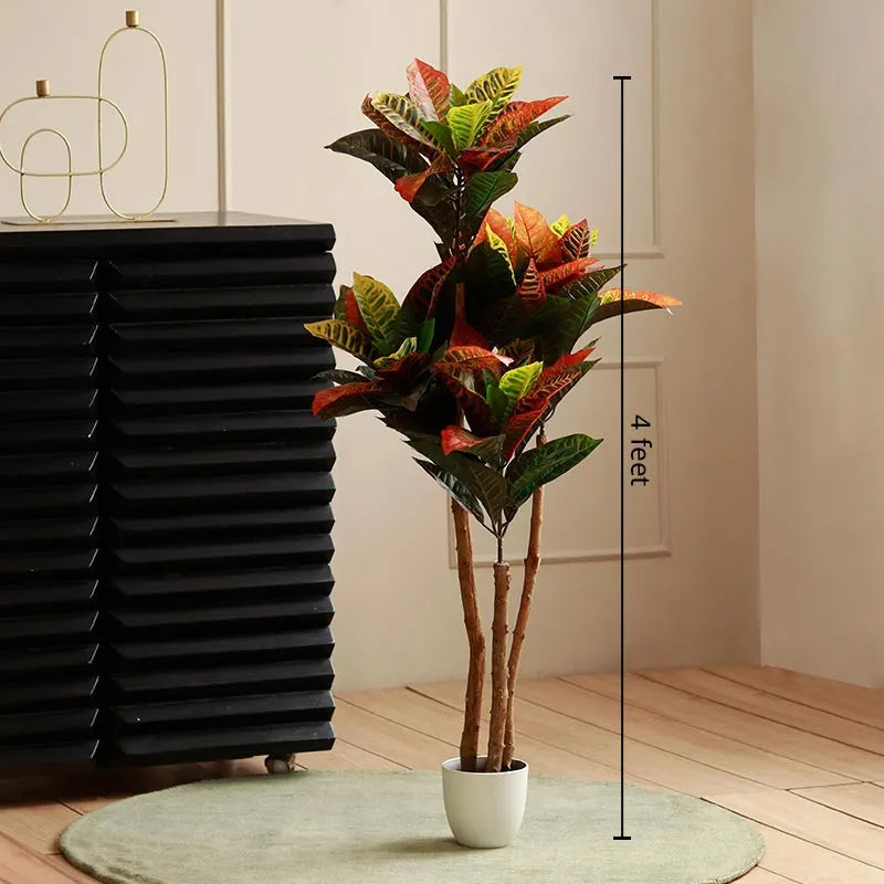 The Kusai | Croton Artificial Plant | 4ft