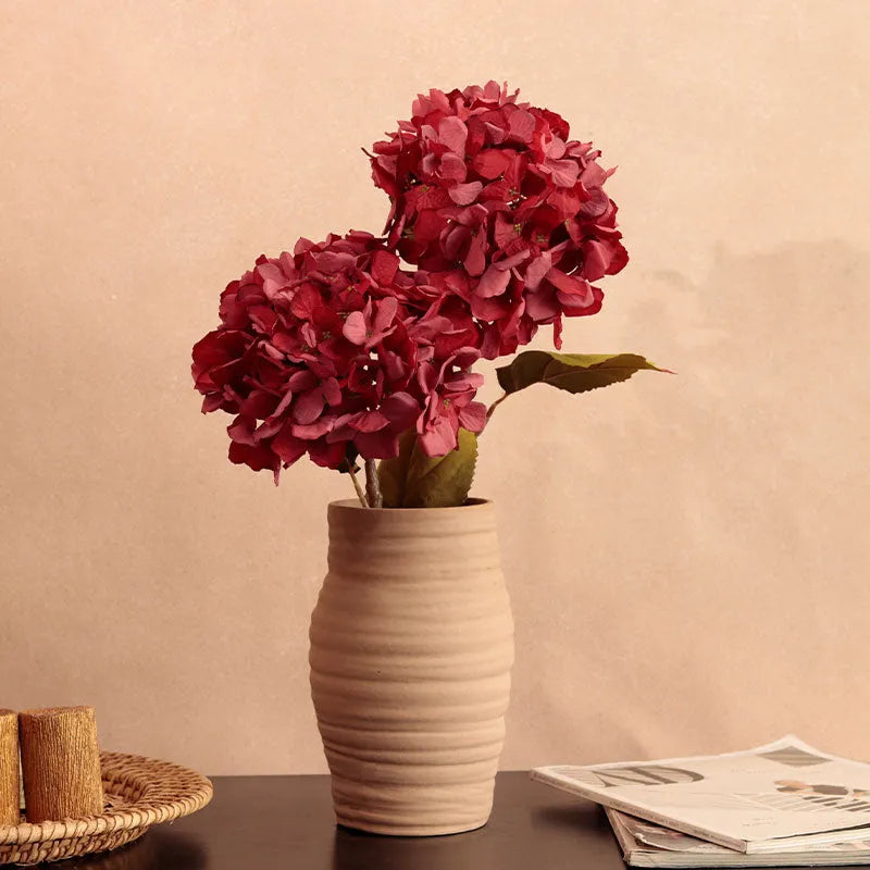 Artificial Hydrangea Flower Sticks | Set of 2