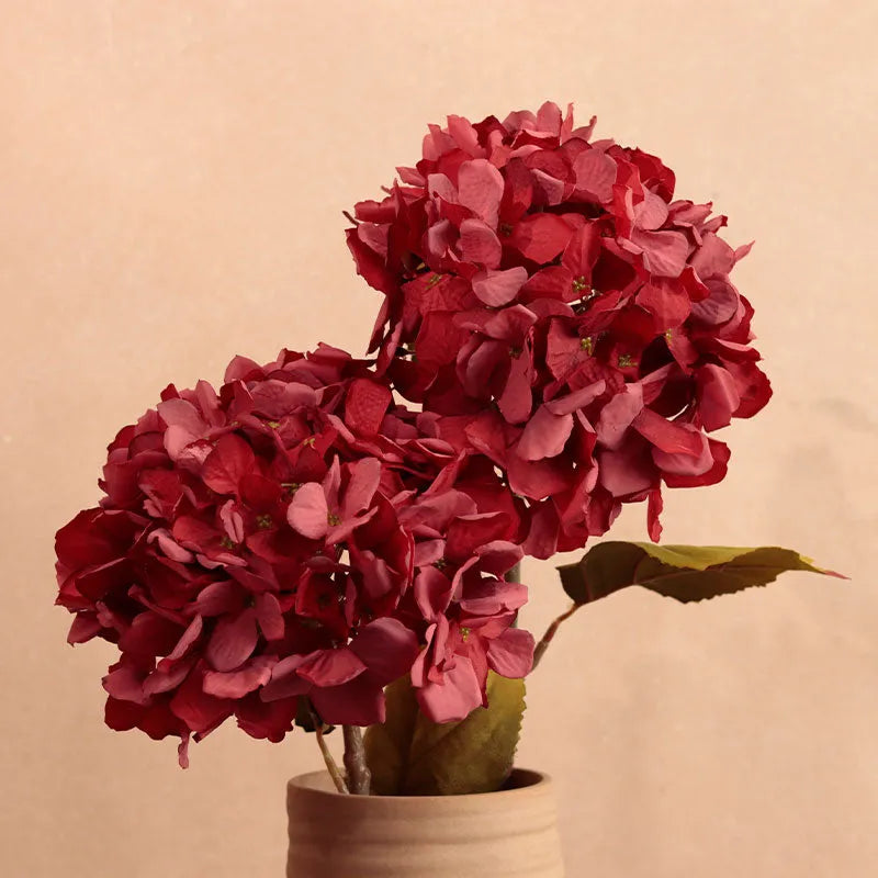 Artificial Hydrangea Flower Sticks | Set of 2