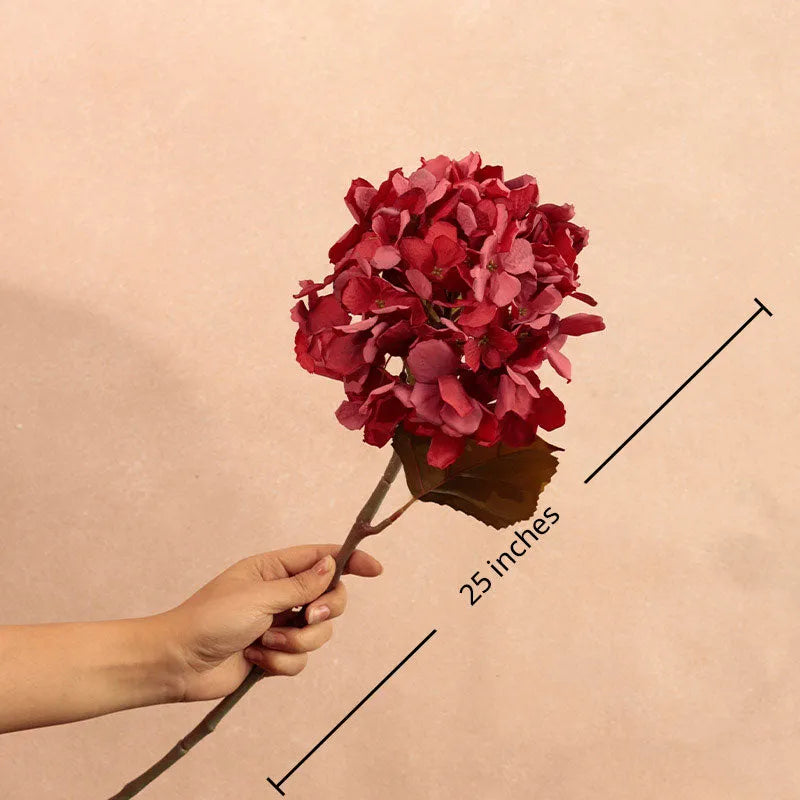 Artificial Hydrangea Flower Sticks | Set of 2