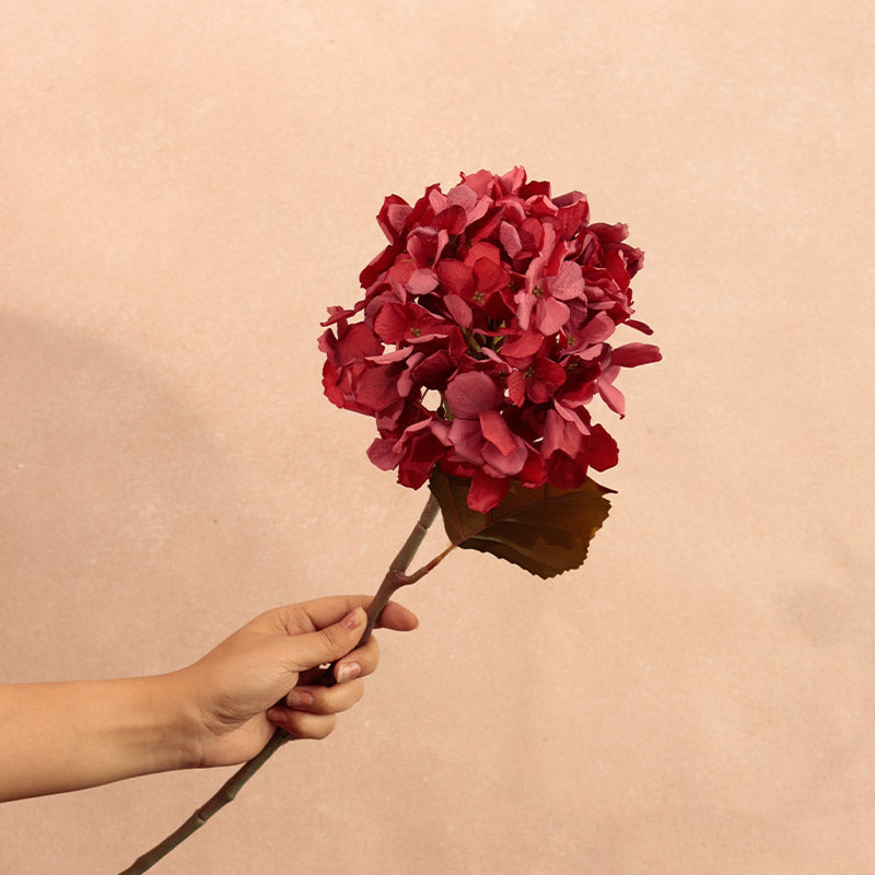 Artificial Hydrangea Flower Sticks | Set of 2