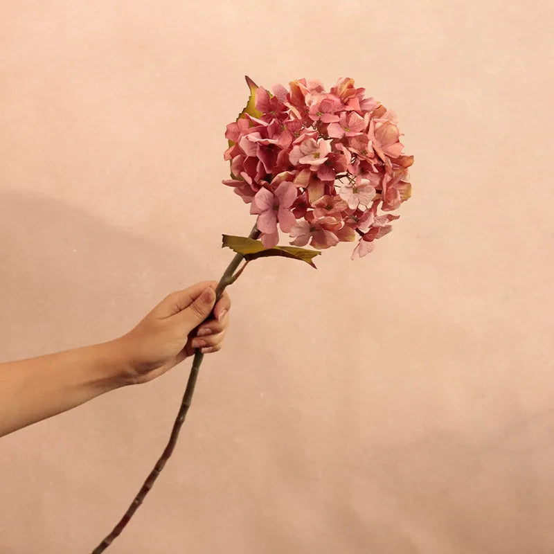 Artificial Hydrangea Flower Sticks | Set of 2
