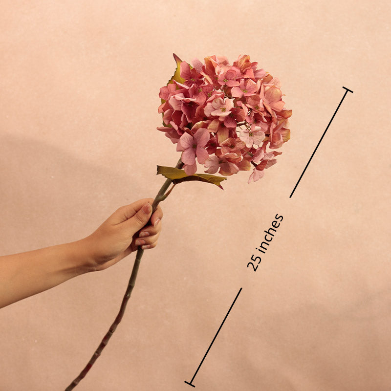 Artificial Hydrangea Flower Sticks | Set of 2