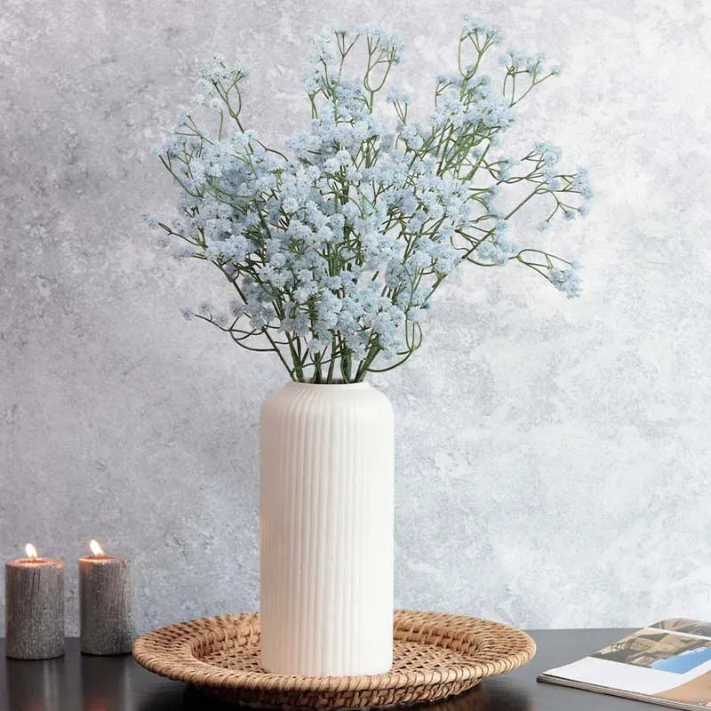 Artificial Baby's Breath Sticks | Set of 6 Blue