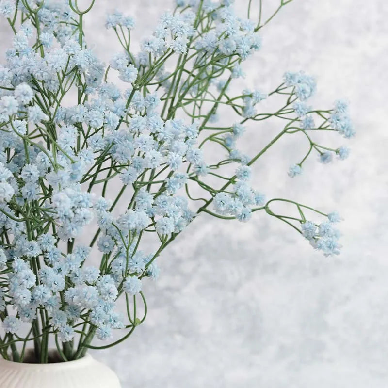 Artificial Baby's Breath Sticks | Set of 6 Blue