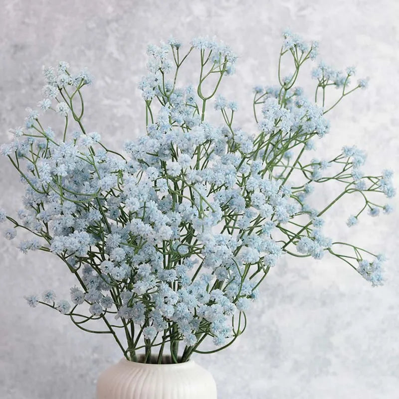 Artificial Baby's Breath Sticks | Set of 6 Blue