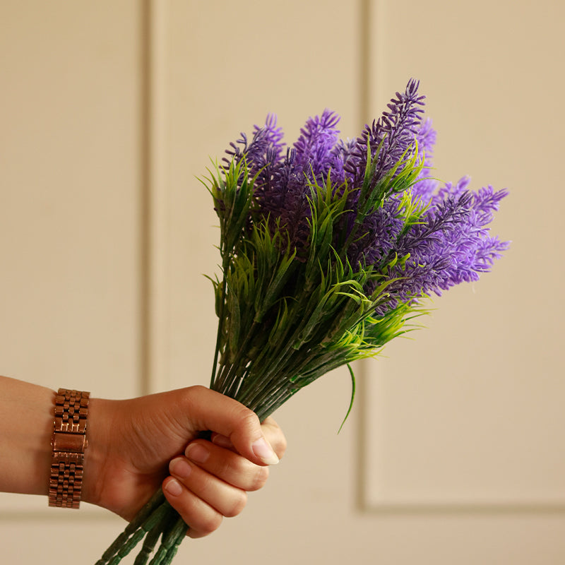 Artificial Lavender Bouquet | Multiple Colors Purple