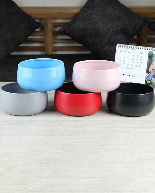 Multicolor Dish Iron Pots | Set Of 5 | 5.5 Inch