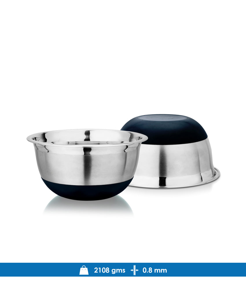 Essential Stainless Steel Mixing Bowl | Set of 2 | 11 x 5 inches