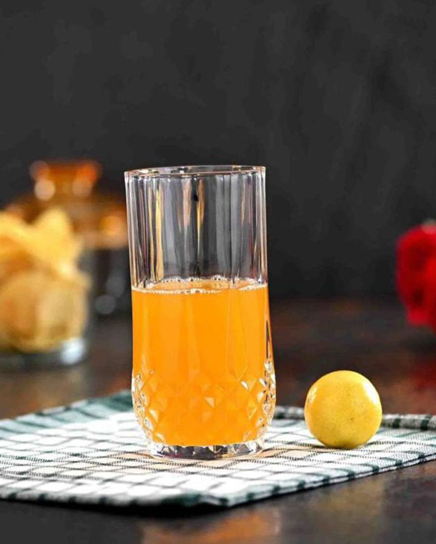 Classic Tumbler Clear Glass Water & Juice Glasses | 200ML | 3 x 5 inches