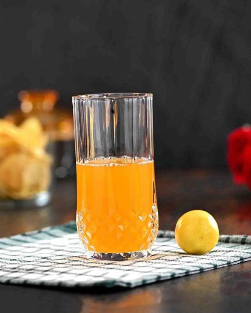 Classic Tumbler Clear Glass Water & Juice Glasses | 200ML | 3 x 5 inches