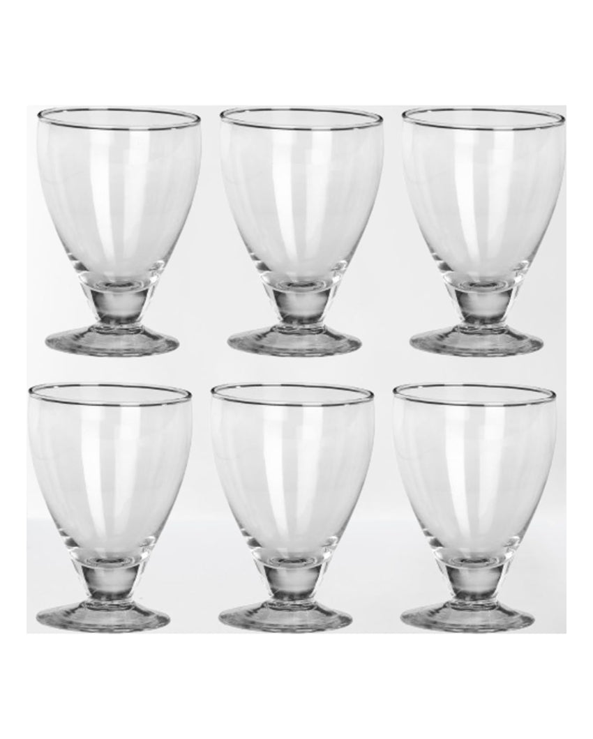 Premium Tableware Crystal Clear Quality Wine Glass | 250ml | 2 x 5 inches