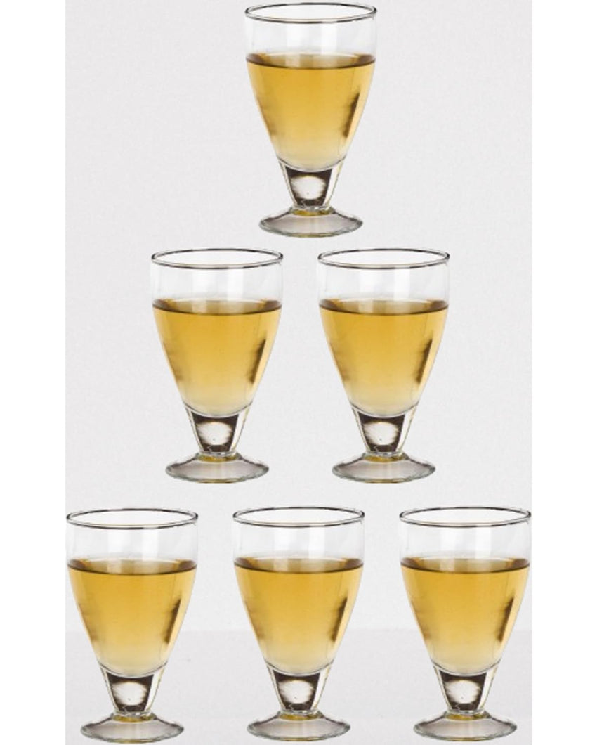 Premium Tableware Crystal Clear Quality Wine Glass | 250ml | 2 x 5 inches
