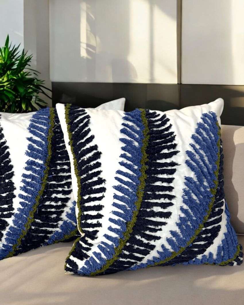 Sophisticated Noir Luxe Tufted Cushion Cover | 18 x 18 inches