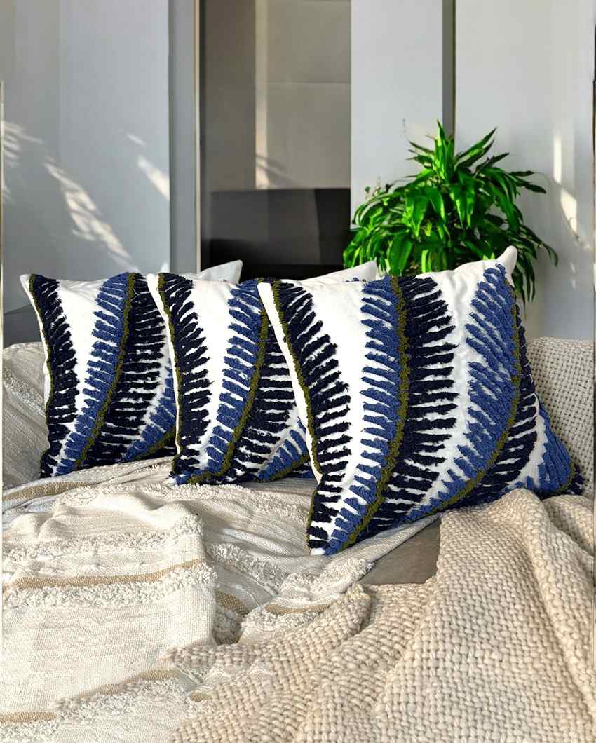Sophisticated Noir Luxe Tufted Cushion Cover | 18 x 18 inches
