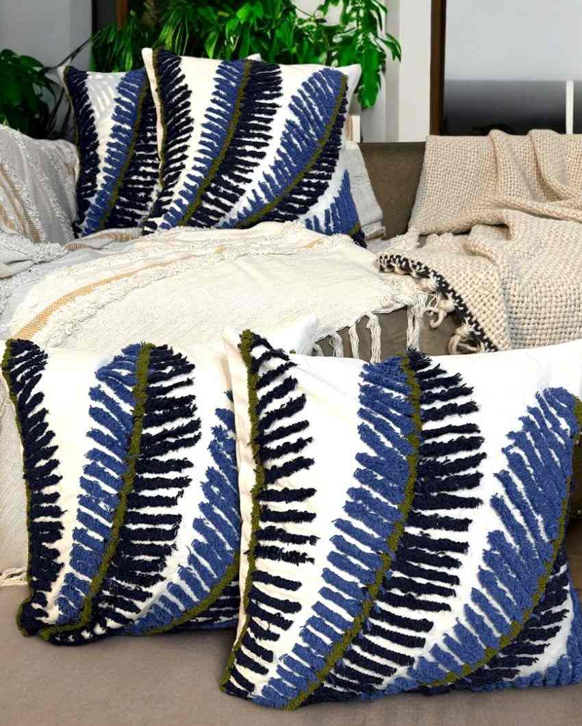 Sophisticated Noir Luxe Tufted Cushion Cover | 18 x 18 inches