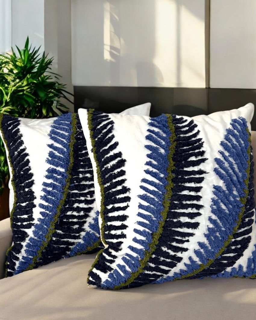 Sophisticated Noir Luxe Tufted Cushion Cover | 18 x 18 inches