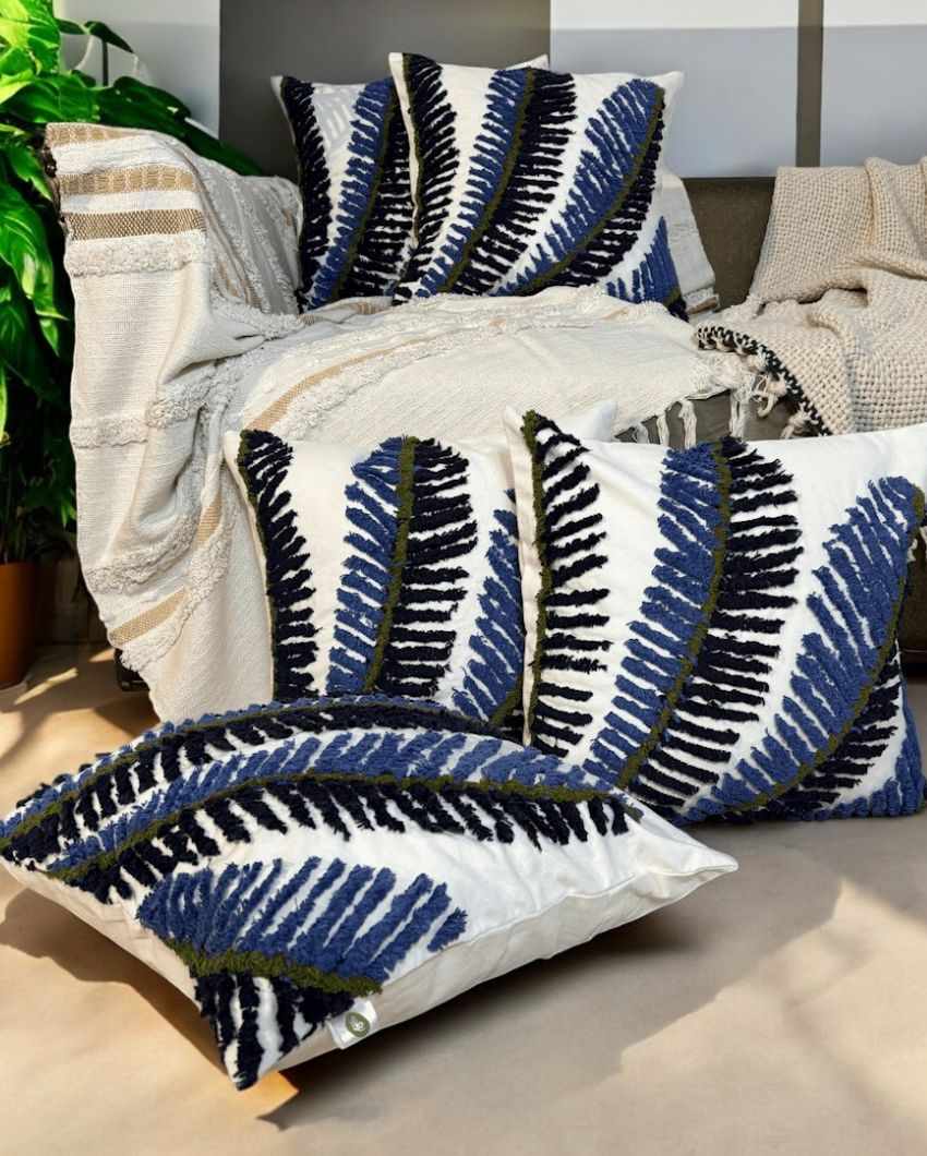 Sophisticated Noir Luxe Tufted Cushion Cover | 18 x 18 inches