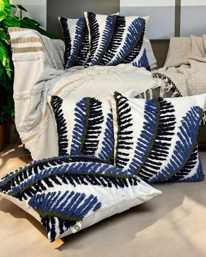 Sophisticated Noir Luxe Tufted Cushion Cover | 18 x 18 inches