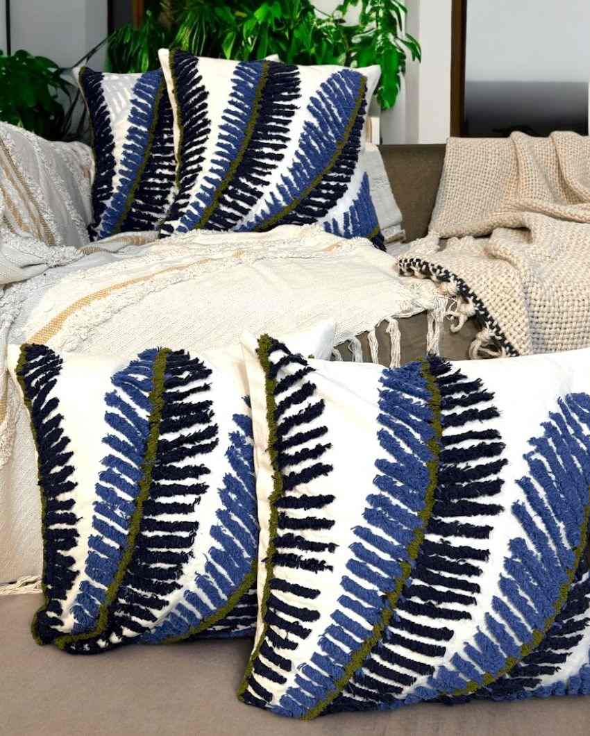 Sophisticated Noir Luxe Tufted Cushion Cover | 18 x 18 inches