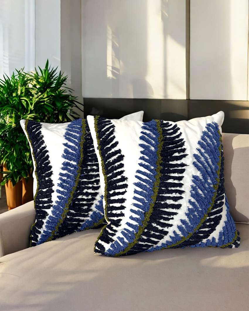 Sophisticated Noir Luxe Tufted Cushion Cover | 18 x 18 inches