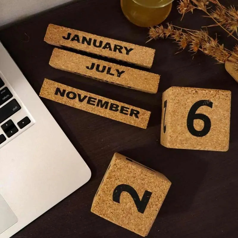 Cute Cork Calendar (Pack of 2)