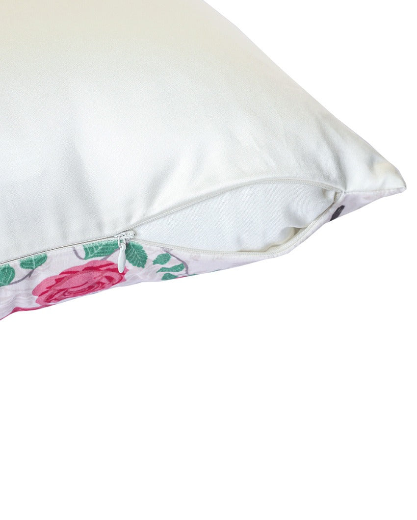 Paatal Printed Velvet Cushions | 16 x 16 inches