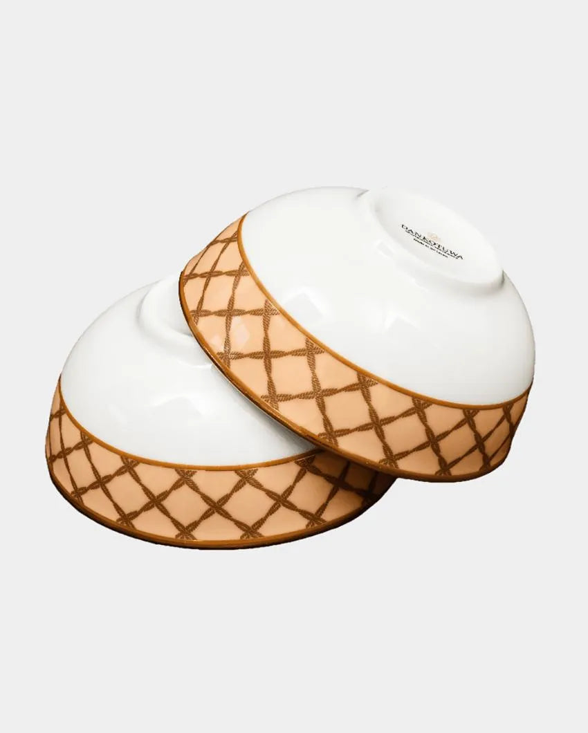Angel Rope Porcelain Dinner Set | Set of 33