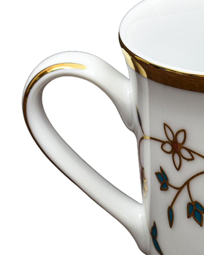 Mavi Classic Porcelain Mugs | Set of 6