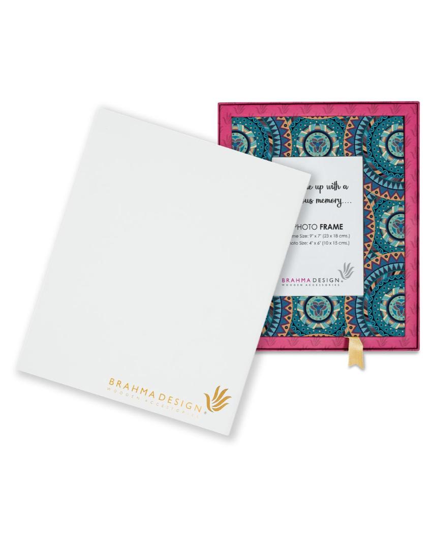 Sophisticated Mandala Design Multicolor Photo Frame | 9 x 7 inches