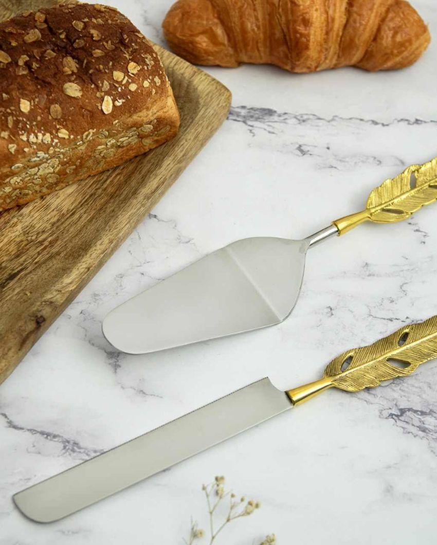Exquisite Cake Server and Knife Set | Pack of 2