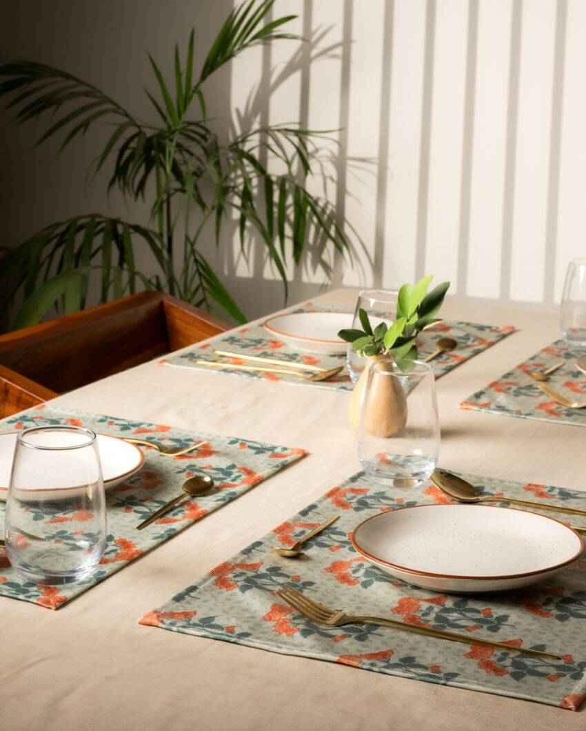 Priyadarsha Printed Velvet Placemats | 13 x 19 inches