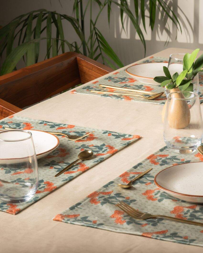 Priyadarsha Printed Velvet Placemats | 13 x 19 inches