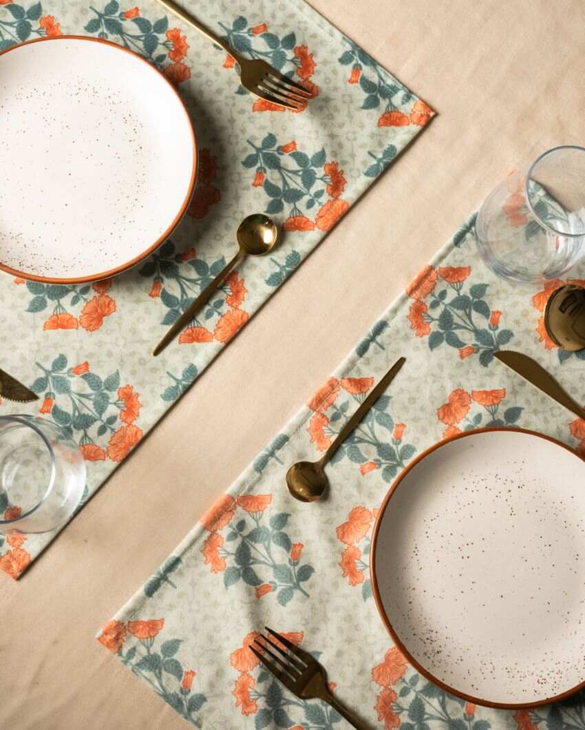 Priyadarsha Printed Velvet Placemats | 13 x 19 inches