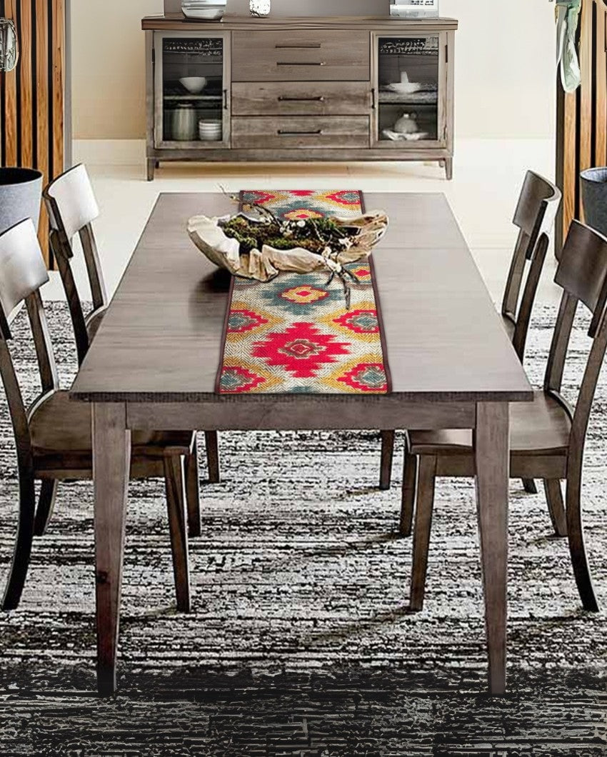Stylish Accent Canvas Table Runner | 60 x 13 inches