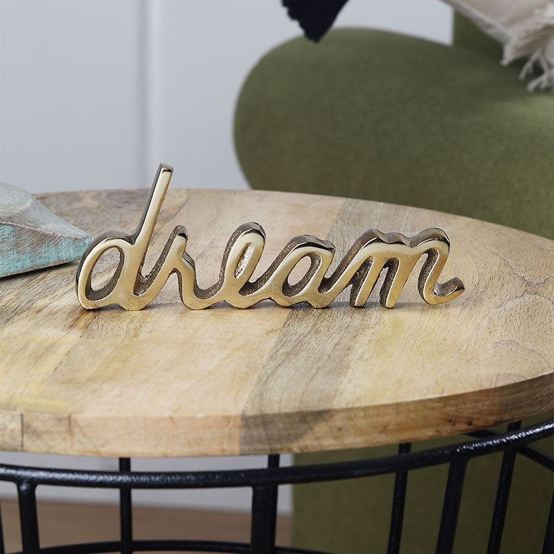 Isla Tabletop FreeStanding | Sign-Dream | Multiple Colors Gold