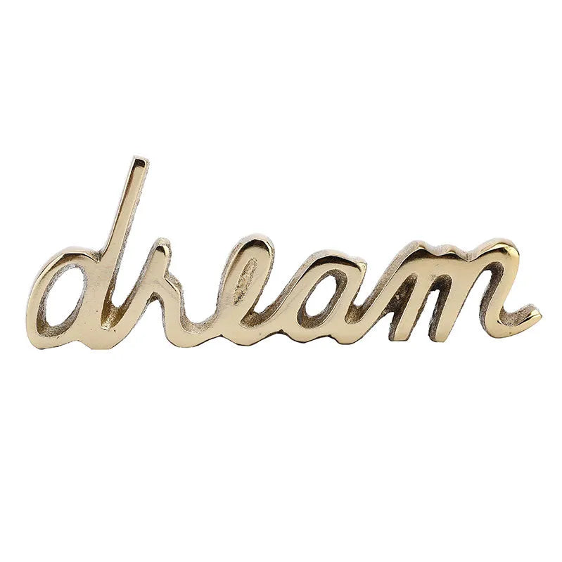 Isla Tabletop FreeStanding | Sign-Dream | Multiple Colors Gold