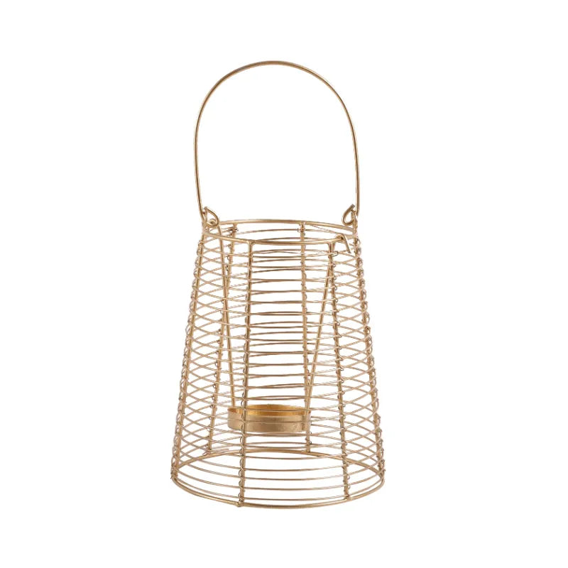 Modern Wire Decorative Lantern Candle Holder Default Title