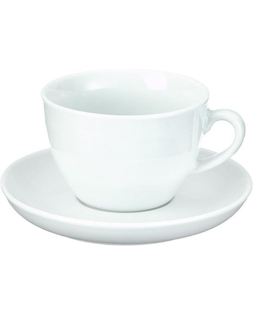 Premium Ceramic Coffee & Tea Cup with Saucer | Set of 6