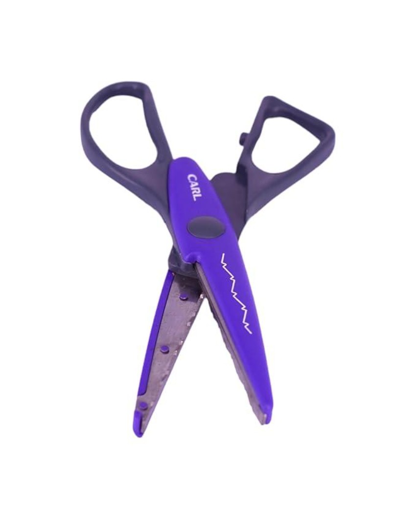 Decorative Comfort Grip Edge Scissors | Pack of 6