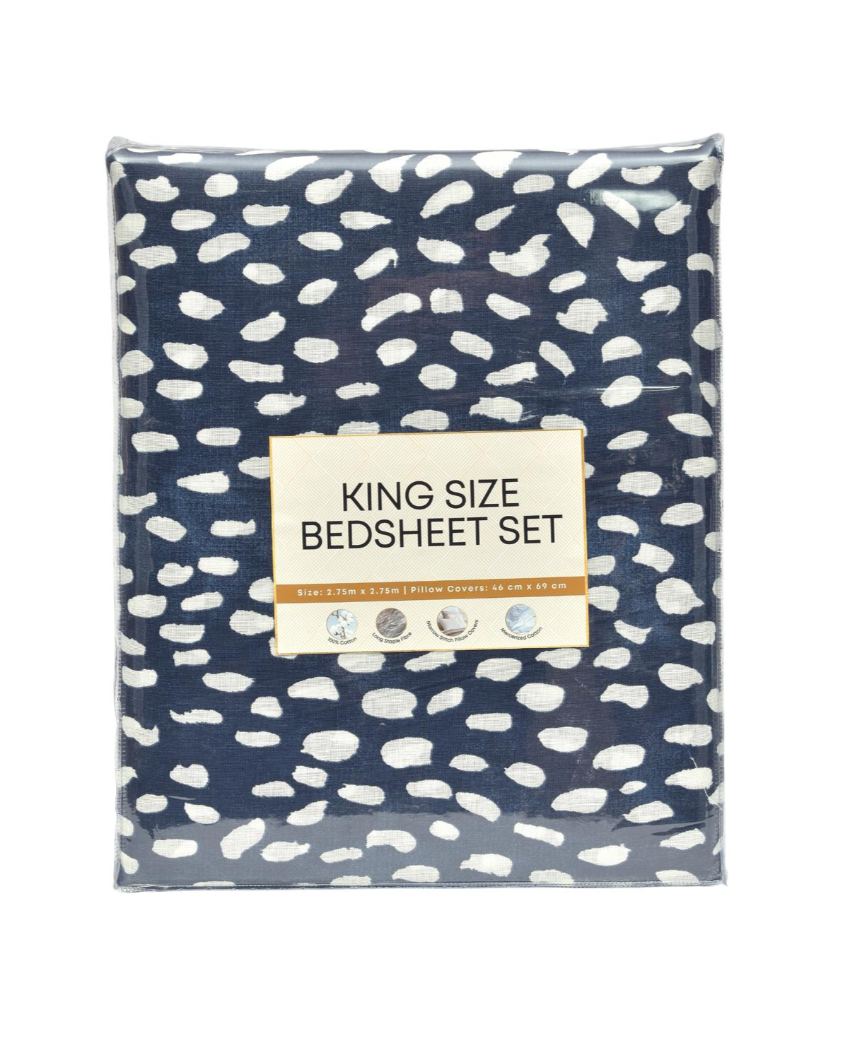 Classic Soft Breathable Cotton King Bedding Set | 108 x 108 inches
