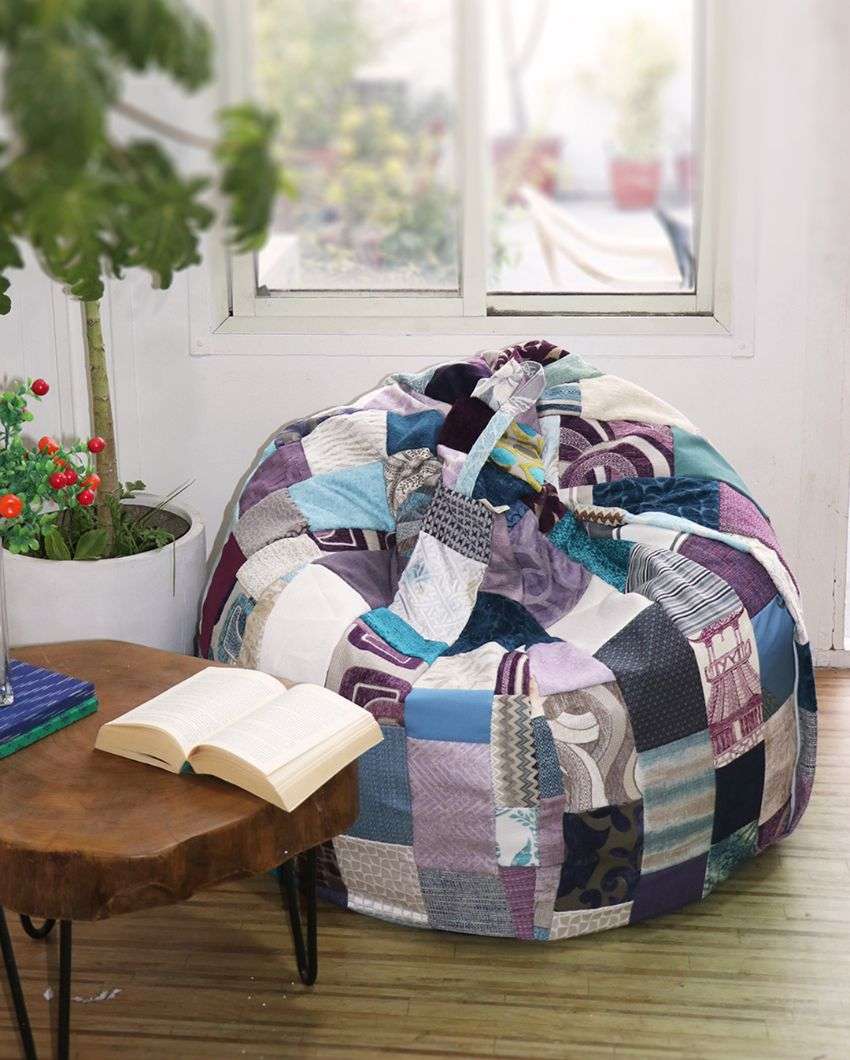 Dreamy Printed Sunset Beanbag | 47 x 38 inches