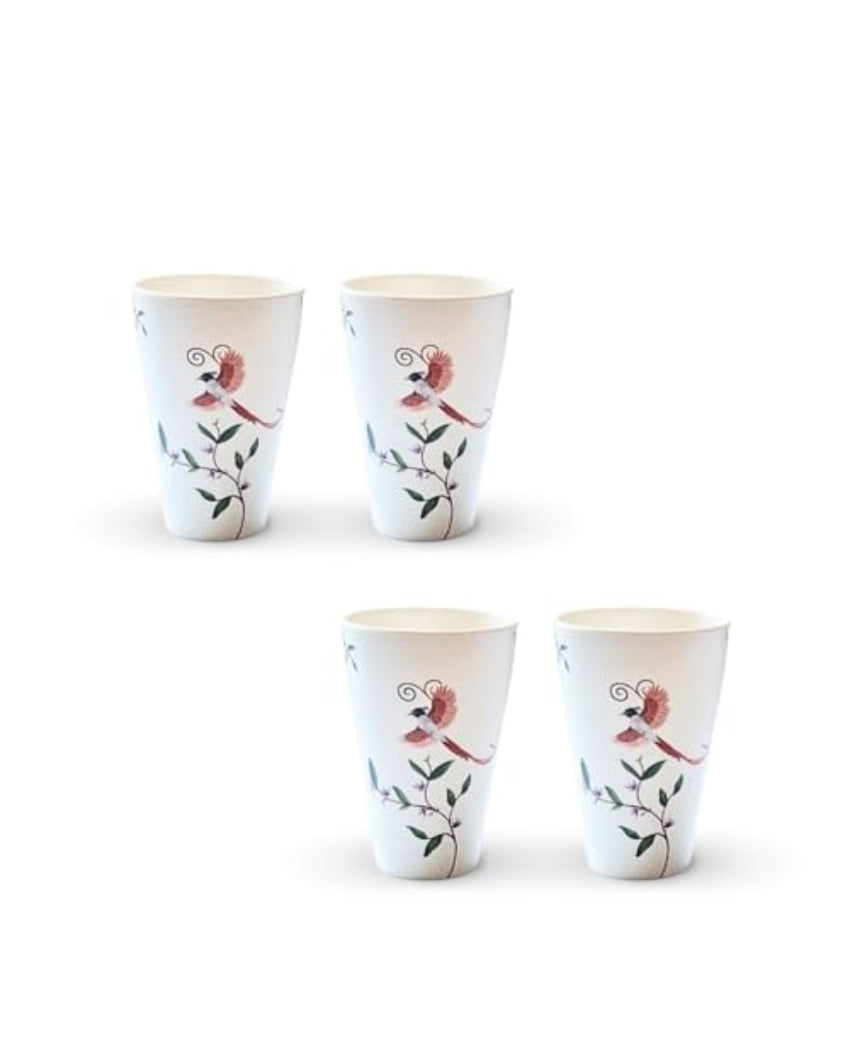 Paradise Design Non Toxic Eco Friendly Bamboo Tumblers | 400ml | 4 x 5 inches