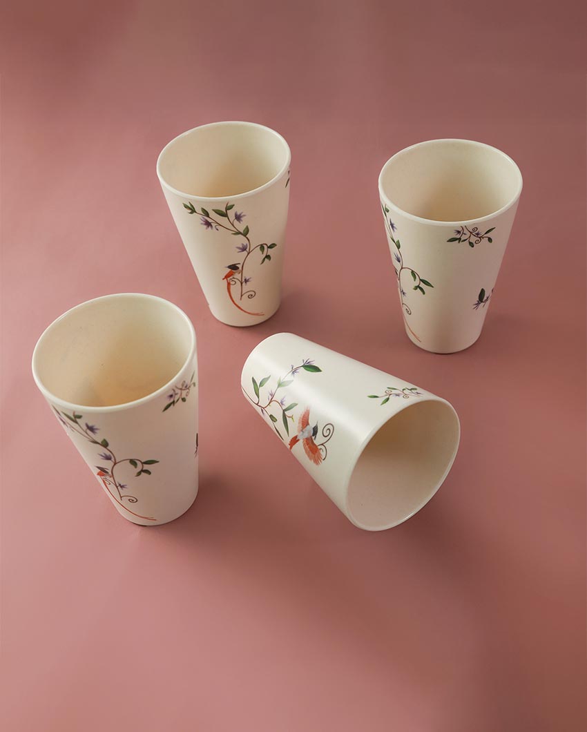 Paradise Design Non Toxic Eco Friendly Bamboo Tumblers | 400ml | 4 x 5 inches